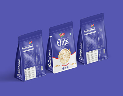 Rolled oats bag packaging