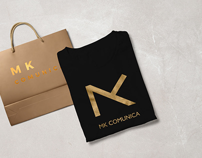 MK Comunica | Logotipo y materiales de marca