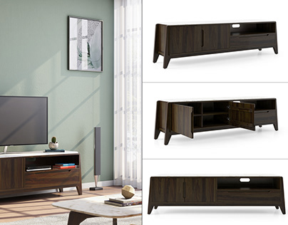 TV Stand(White Background)