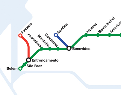 Mapa EFB (Estrada de Ferro de Bragança)