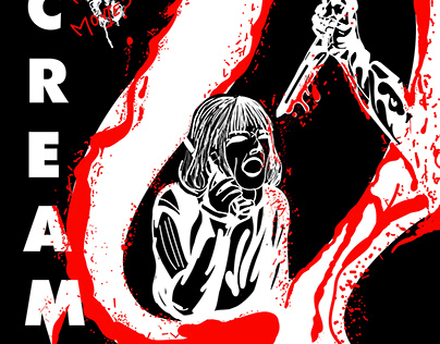 Scream! Movie poster design