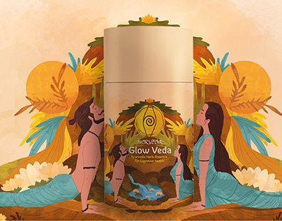 Sarveda Yogic Herbal Blends Packaging