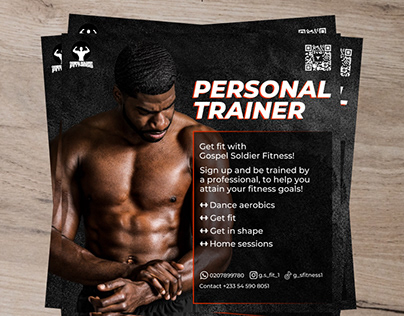 FITNESS TRAINER BUSINESS FLYER