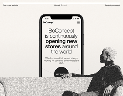 BoConcept - Corporate website | Redesign concept