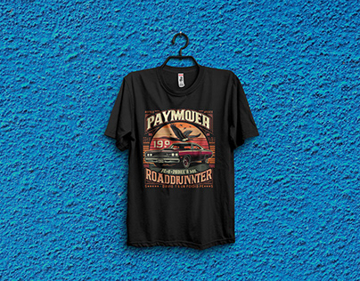 Plymouth Roadrunner T shirt Design