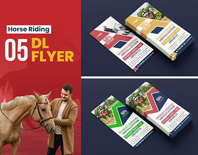 Horse Riding 05 Dl flyer Design