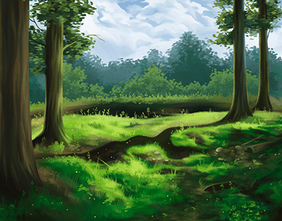 Forest glade