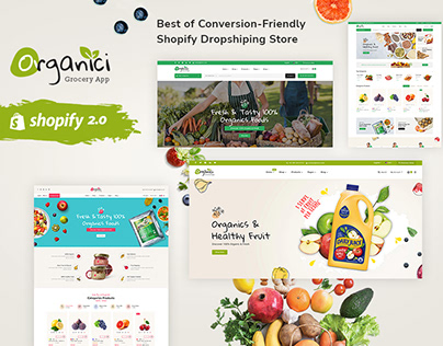 Organici - Shopify eCommerce Dropshipping Store