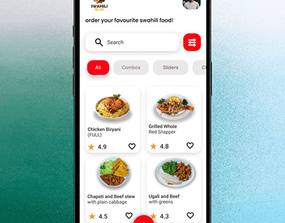 Swahili food ordering app