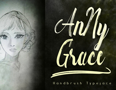 Anny Grace brush font