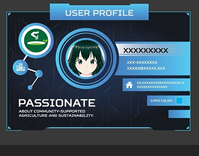 User Profile UI Design