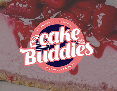 cake brand logo design (CAKE BUDDIES)