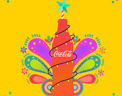 Coca Cola Holiday Illustration