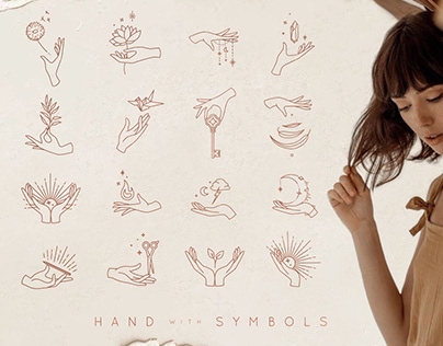 Hand With Symbols