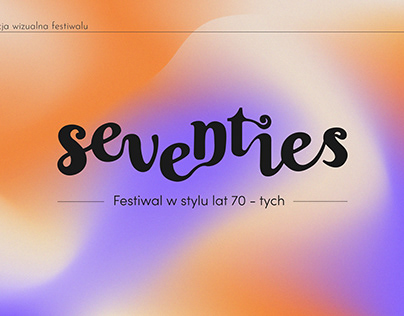 Identyfikacja wizualna festiwalu Seventies