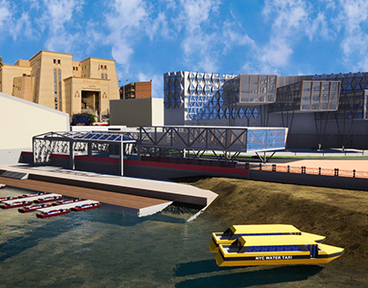 ferry terminal & business incubator project Design3