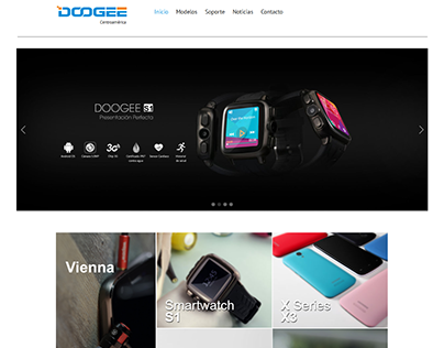 Diseño web www.doogee-ca.com