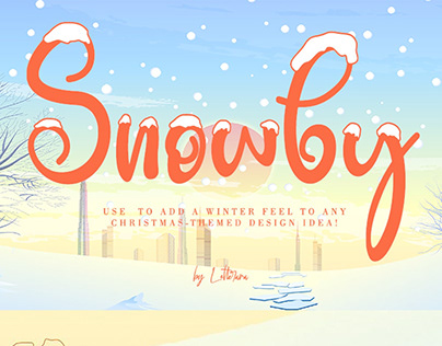 Snowby Winter Theme Font Free Download
