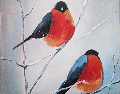 Winter birds.