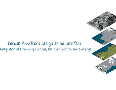 Porsuk Riverfront design as an Interface