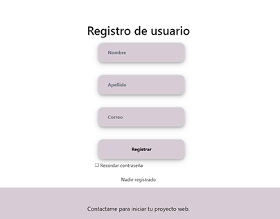 Registro de usuarios realizado con angular