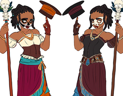Voodoo Girl Character Design