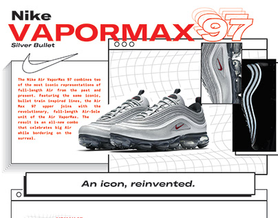 VAPORMAX 97 - SINGLE PAGE LAYOUT CLASS PROJECT