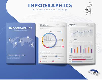 Infographic Brochure Design | Bi-Fold Brochure Design