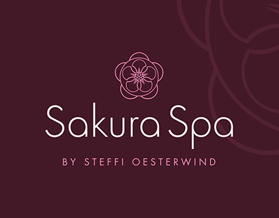 Logo, logo design for sakura Spa, Hamburg