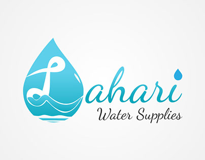Lahari Water Supplies Logo Design