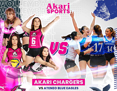 Akari Chargers vs Ateneo blue Eagles Social Media Post