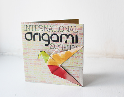 International Origami Society flyer