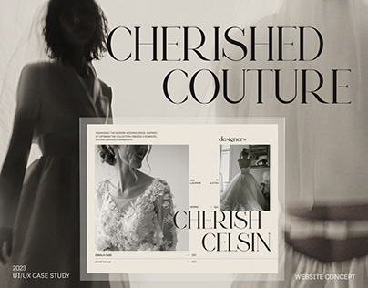 Project thumbnail - CHERISHED COUTURE | Website Concept