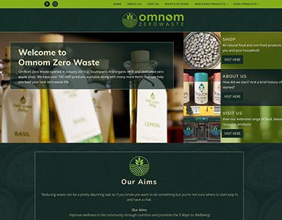 Omnom Zero Waste Website