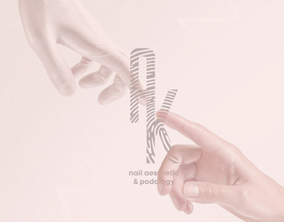 Logo and pattern for nail studio