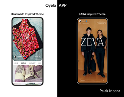 Oyela App (ZARA Inspired Theme)