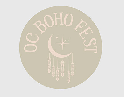 LOGO DESIGN FOR OC BOHO FEST 2024