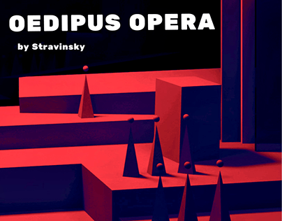 Oedipus rex Opera set design