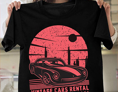 Car T-Shirt Design.