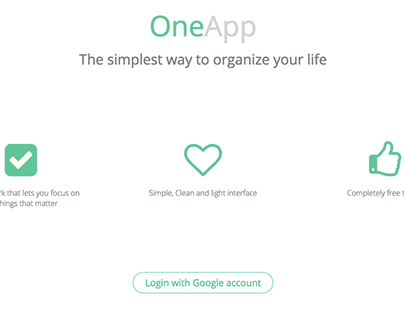 OneApp - Online productivity tool