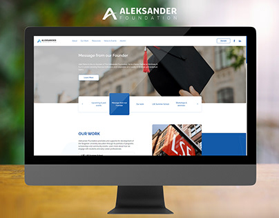 Aleksander Foundation | Web Design