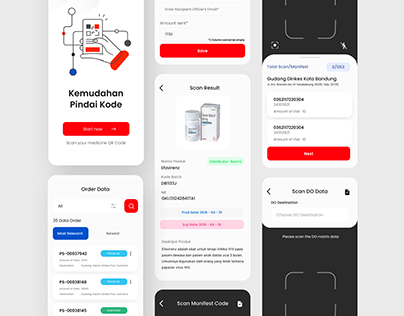 Scan Code Mobile App Design