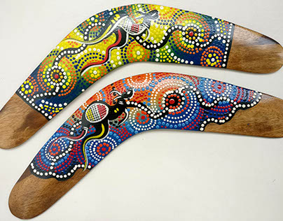 BOOMERANG-Australia-Hand painted/RMIT/Student Exchange