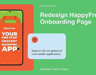 Redesign HappyFresh Onboarding Page