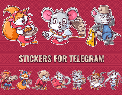 World of gusli - stickerpack for Telegram