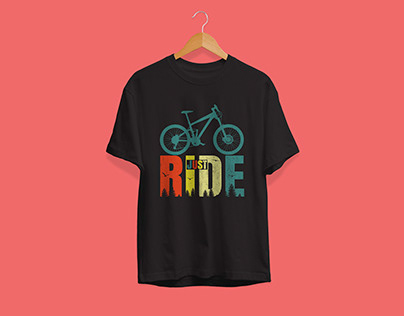 Born To Ride Motor Cycle T-shirt Design