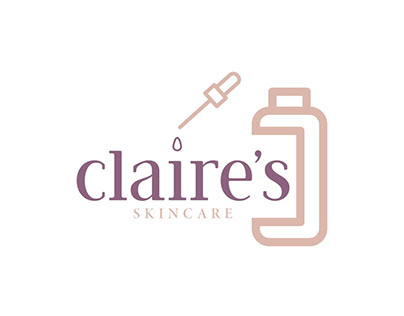 Claire's Skincare | Logo concepts