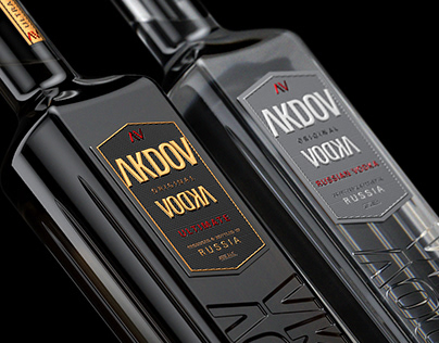 AKDOV Vodka & Bitter. Redesign, 2018