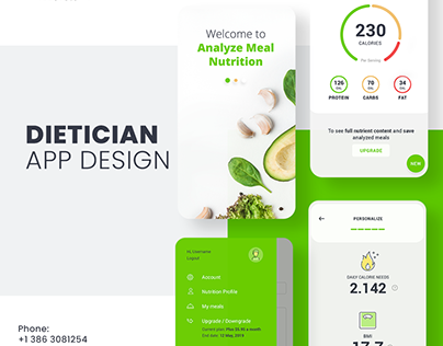 Dietician App Design and Development