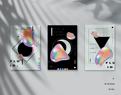 Holographic poster design